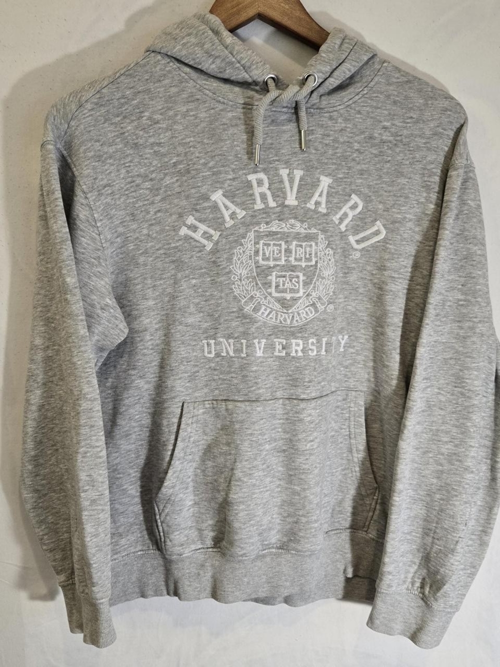 H&M Gray Harvard University Pullover Hoodie